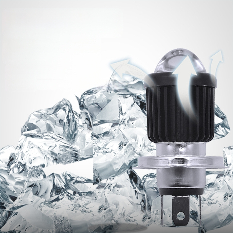 LED predné svetlo na motocykel, elektrické vozidlo a trojkolesové vozidlo – univerzálne 12V-85V, 12W, 3500lm, 4000K, hliníkové telo