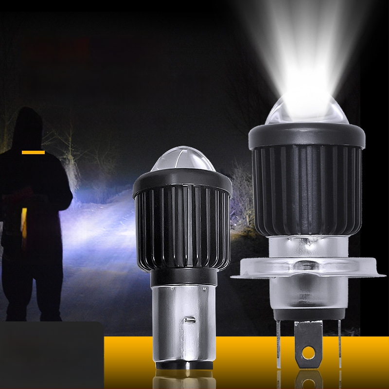 LED predné svetlo na motocykel, elektrické vozidlo a trojkolesové vozidlo – univerzálne 12V-85V, 12W, 3500lm, 4000K, hliníkové telo