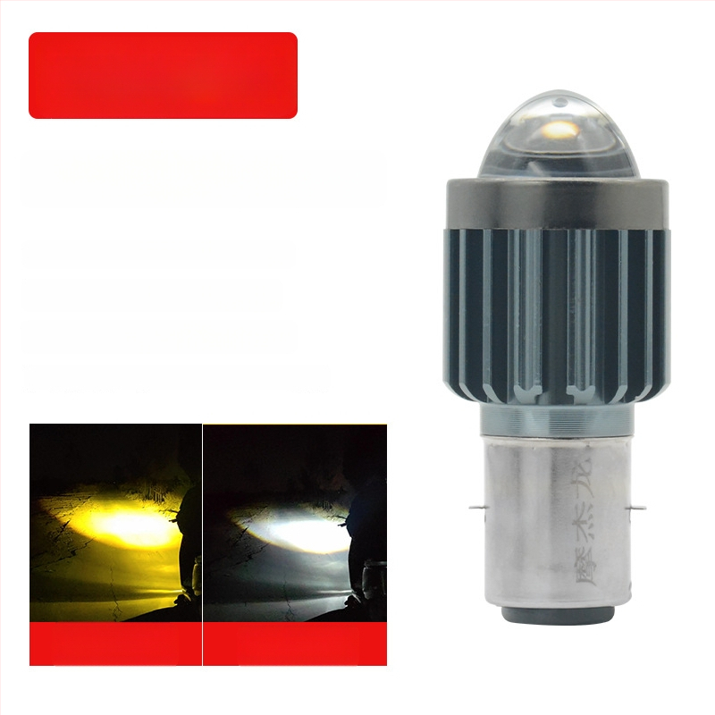 LED predné svetlo na motocykel, elektrické vozidlo a trojkolesové vozidlo – univerzálne 12V-85V, 12W, 3500lm, 4000K, hliníkové telo