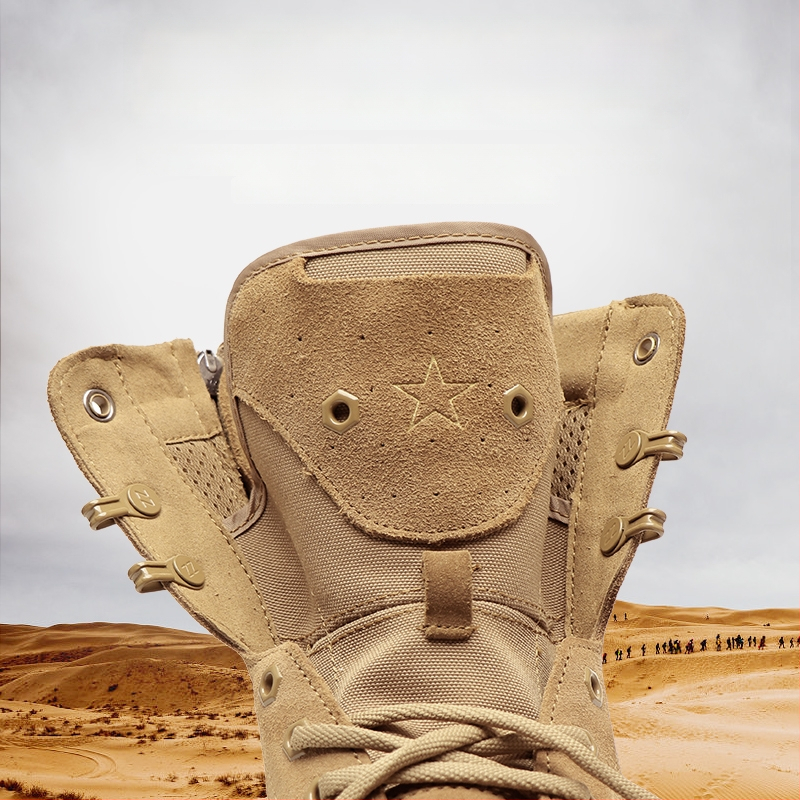 Бойни обувки за пустиня с водоустойчива материя, унисекс, за бягане — марка Jihua 3535