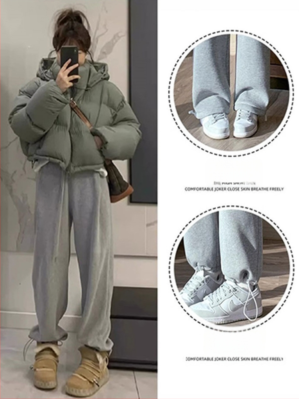 Tehotenské nohavice na jeseň-zimu, fleecové podšitie, vlnená zmes, voľný široký strih, dlhé, teplé, 50–70% vlnená zmes a 30–50% jahňacia vlna