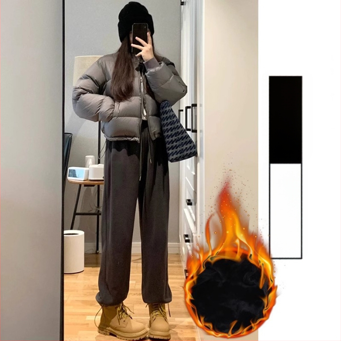 Tehotenské nohavice na jeseň-zimu, fleecové podšitie, vlnená zmes, voľný široký strih, dlhé, teplé, 50–70% vlnená zmes a 30–50% jahňacia vlna