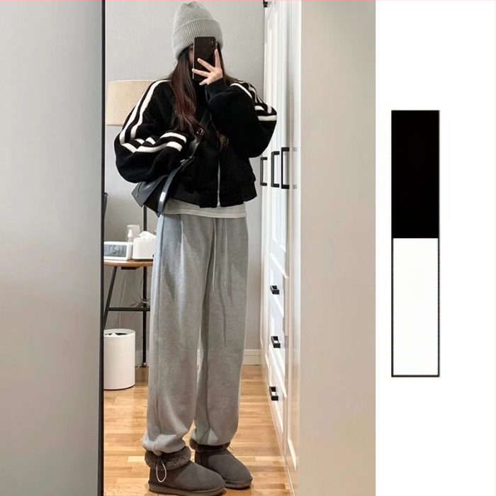 Tehotenské nohavice na jeseň-zimu, fleecové podšitie, vlnená zmes, voľný široký strih, dlhé, teplé, 50–70% vlnená zmes a 30–50% jahňacia vlna