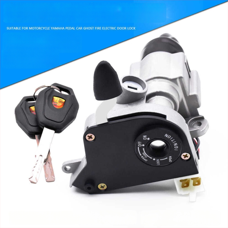 Motocykelová dverová zámka – Sanyang Ghost Fire Electric Door Lock, zinková zliatina, dlhý štýl, ochrana, Mojielong