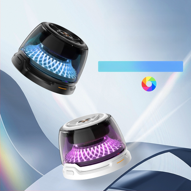 Магнитно безжично зарядно устройство с RGB осветление и Bluetooth говорител с мини субуфер (15W, вградена батерия 300–500mAh, Bluetooth 2.0, 100Hz–20kHz)