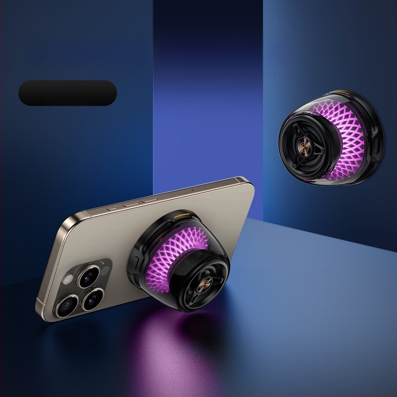 Магнитно безжично зарядно устройство с RGB осветление и Bluetooth говорител с мини субуфер (15W, вградена батерия 300–500mAh, Bluetooth 2.0, 100Hz–20kHz)