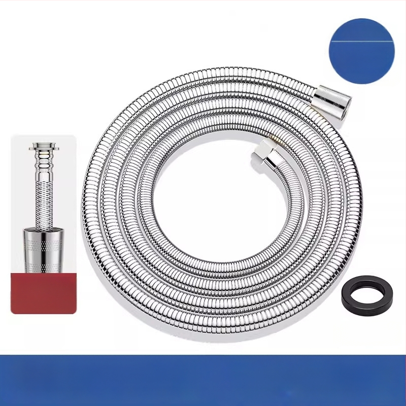 Rankinė dušo galvutė iš nerūdijančio plieno su įmontuotu filtru, nuimama valymui, apvali forma