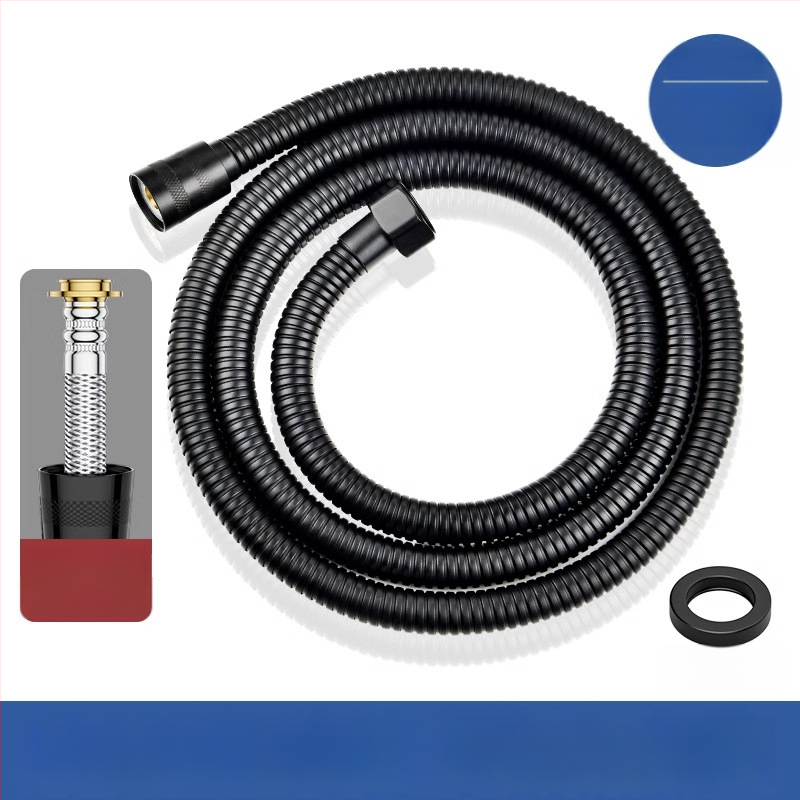 Rankinė dušo galvutė iš nerūdijančio plieno su įmontuotu filtru, nuimama valymui, apvali forma