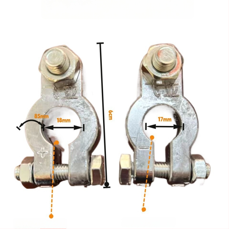 Konektor batériového terminálu pre auto – čisté olovo, univerzálne uchytenie, zosilnený dizajn, pre batériové terminály auta