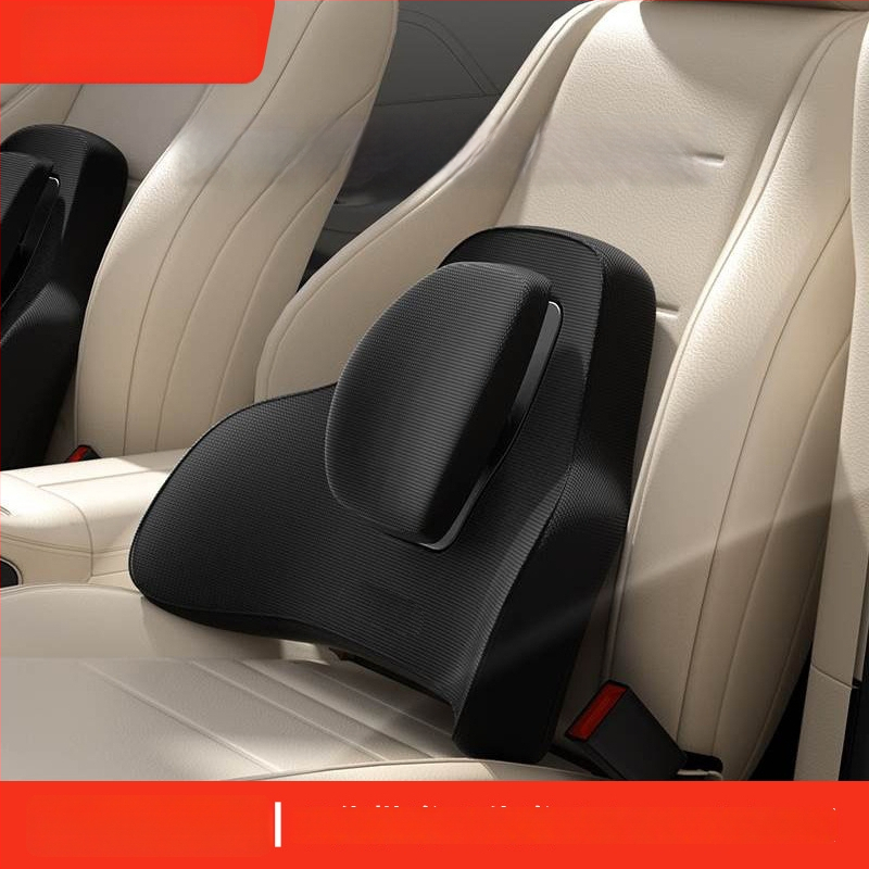 Podsedák pre bedrovú oporu pre automobil z pamäťovej peny, nastaviteľná opora bedra, vhodný do auta, domova a kancelárie, univerzálna kompatibilita
