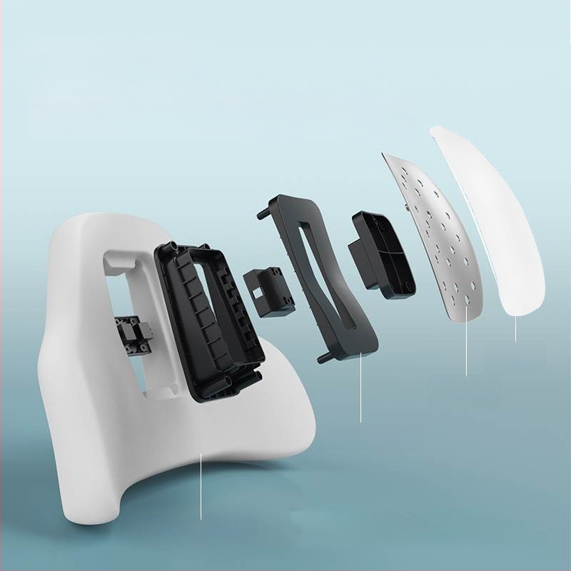 Podsedák pre bedrovú oporu pre automobil z pamäťovej peny, nastaviteľná opora bedra, vhodný do auta, domova a kancelárie, univerzálna kompatibilita