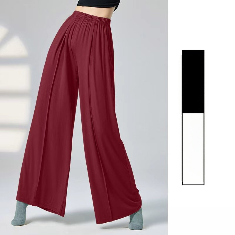 Moderné tanečné nohavice (Polyester; 95% Modal; Modal podšívka; na všetky ročné obdobia; pódium, ulicový tanec, belly dance, latinský tanec, ľudový tanec)