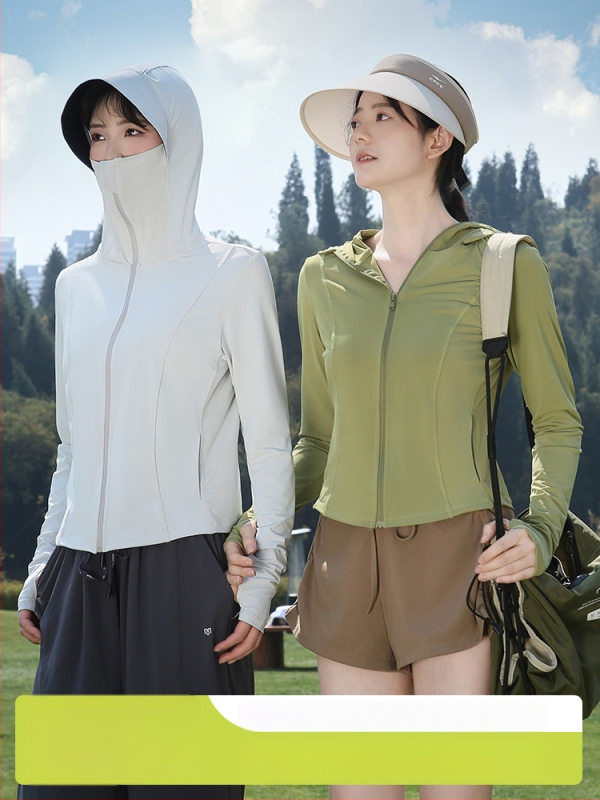 Naistele suvine kapuutsiga tuulejope, hingav polüester, UV kaitse UPF50+, kerge