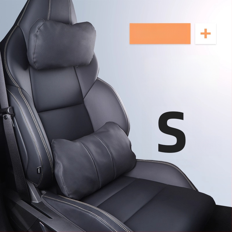 Universāls automašīnas galvas un kakla spilvens ar jostas atbalstu sporta sēdekļiem, saderīgs ar 25 modeļiem 01, visu sezonu, pielāgojams