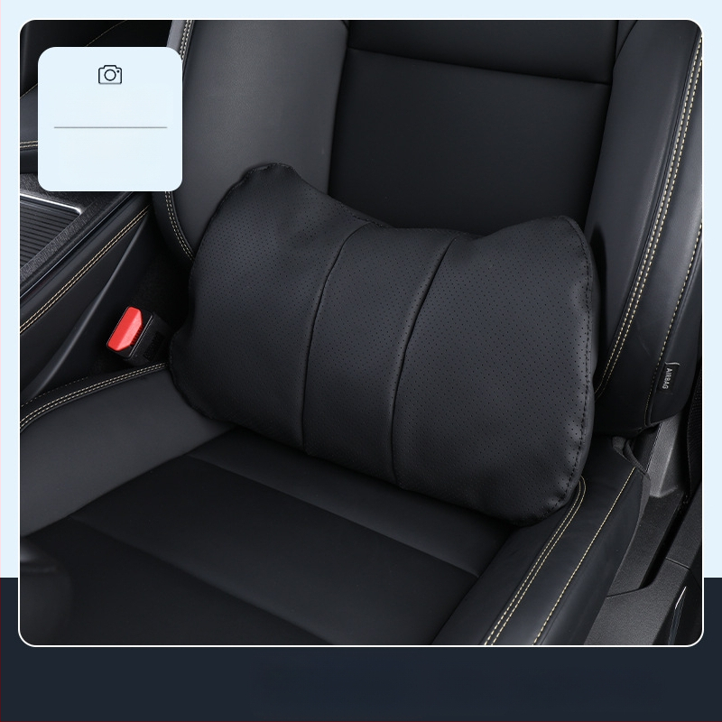 Universāls automašīnas galvas un kakla spilvens ar jostas atbalstu sporta sēdekļiem, saderīgs ar 25 modeļiem 01, visu sezonu, pielāgojams