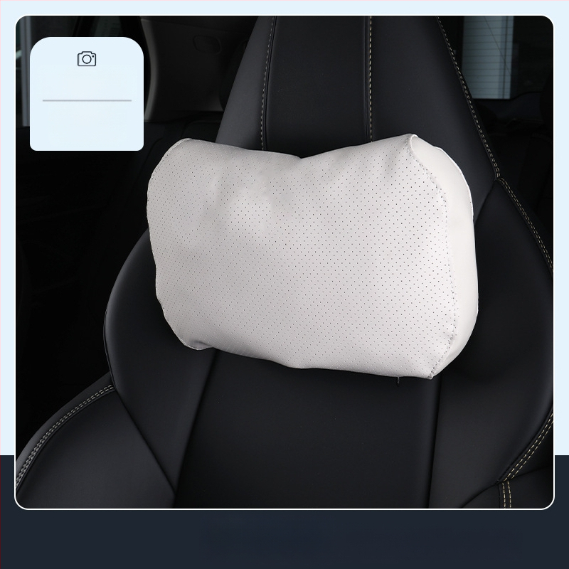 Universāls automašīnas galvas un kakla spilvens ar jostas atbalstu sporta sēdekļiem, saderīgs ar 25 modeļiem 01, visu sezonu, pielāgojams