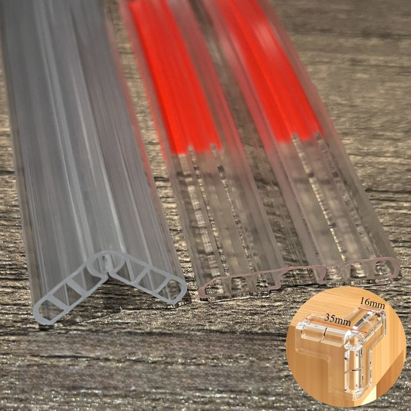 Priehľadný ochranný pás proti nárazom pre drevený nábytok – bez lepidla, ochrana okraja stola, značka Even Morning