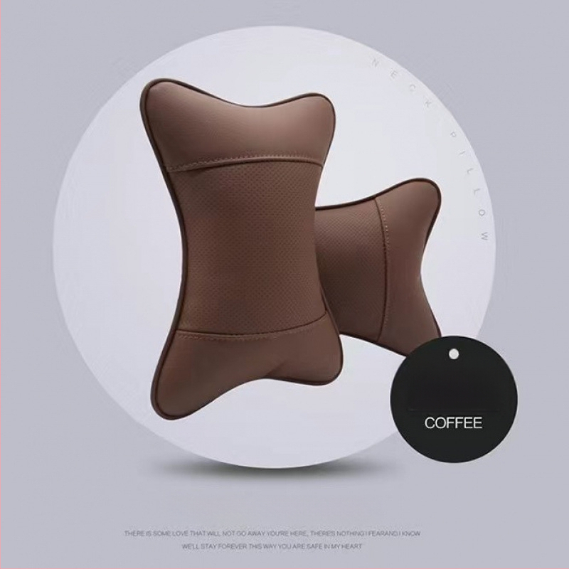 Automašīnas galvas balsta spilvens ar ārējo dabīgu šķiedru apdari, vilnas pildījums, saderīgs ar BYD, karikatūras stils, vasaras lietošanai