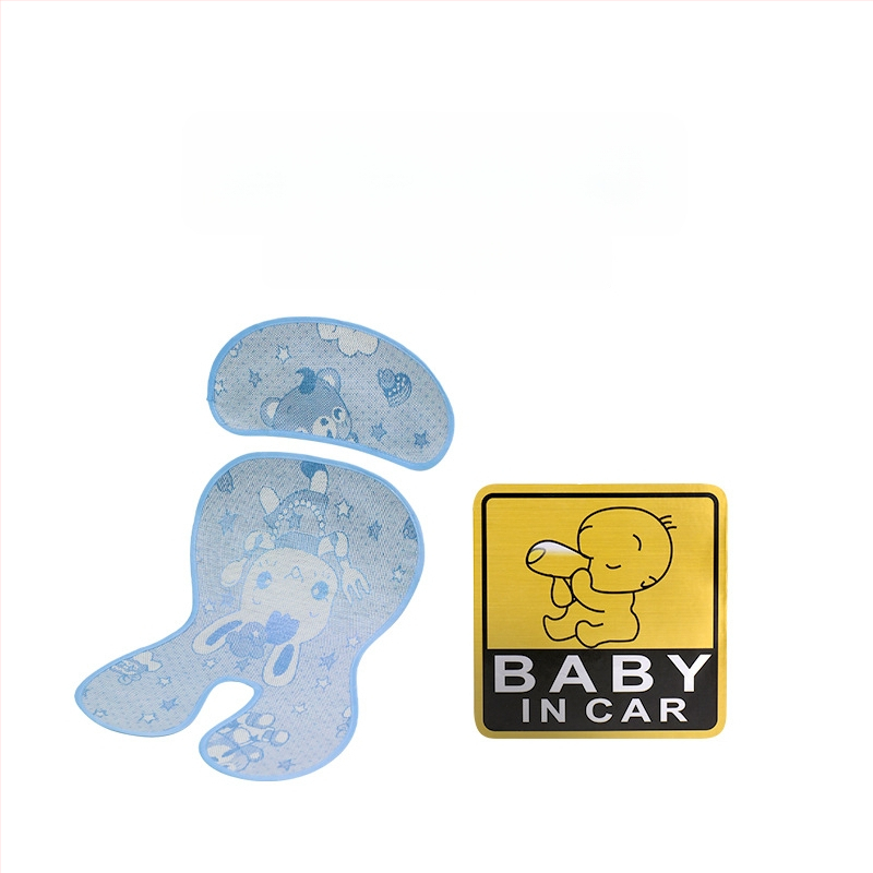 Set príslušenstva k detskému autosedadlu: slnečná clona, protiopotrebná podložka, autokoberček, reflexná nálepka | Značka: Good luck; Materiál: Plast; Pôvod: Ningbo, Zhejiang