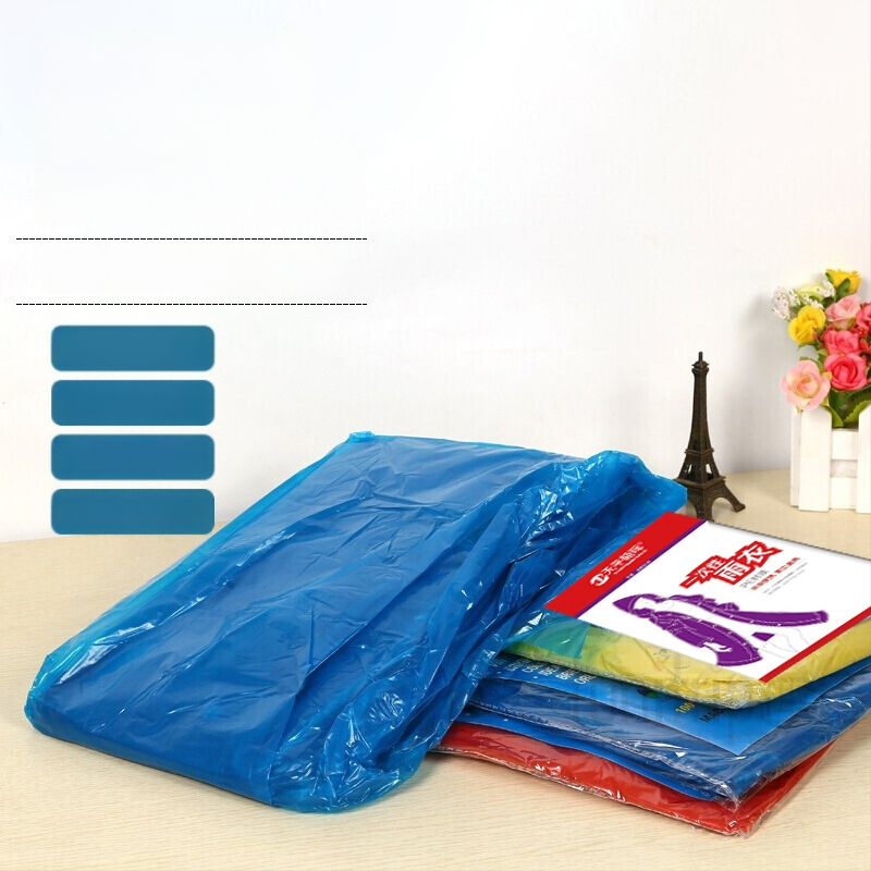 Jednorazové pončo, dlhé, priesvitné, kompletné pokrytie, odolné voči dažďu