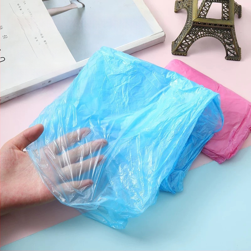 Jednorazové pončo, dlhé, priesvitné, kompletné pokrytie, odolné voči dažďu