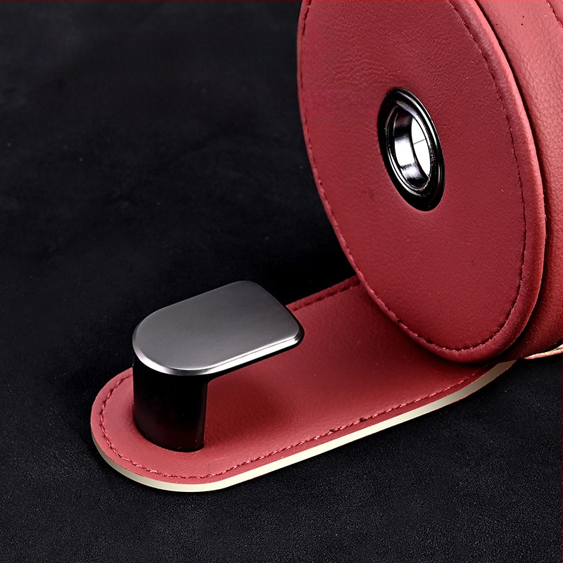 Държач за чаша за задната седалка на автомобил – кожен, модел 591, за облегалката на седалката, мултифункционално задно пространство за съхранение