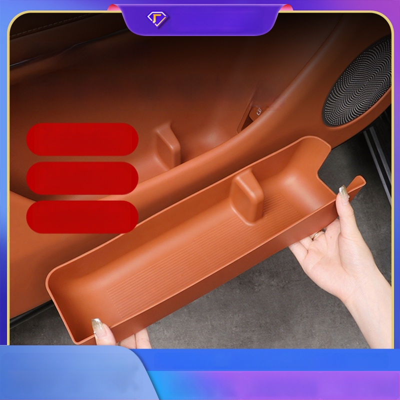 Box na skladovanie do dverí auta so silikónovou protišmykovou podložkou, kompatibilné s Wenjie M9; možnosti prispôsobenia k dispozícii.