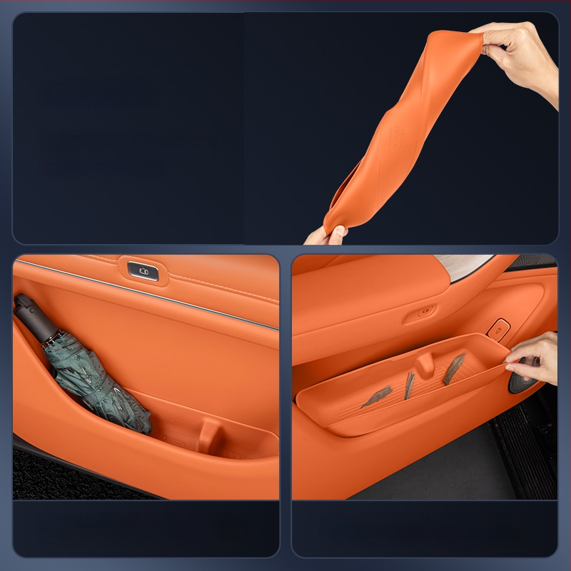 Box na skladovanie do dverí auta so silikónovou protišmykovou podložkou, kompatibilné s Wenjie M9; možnosti prispôsobenia k dispozícii.