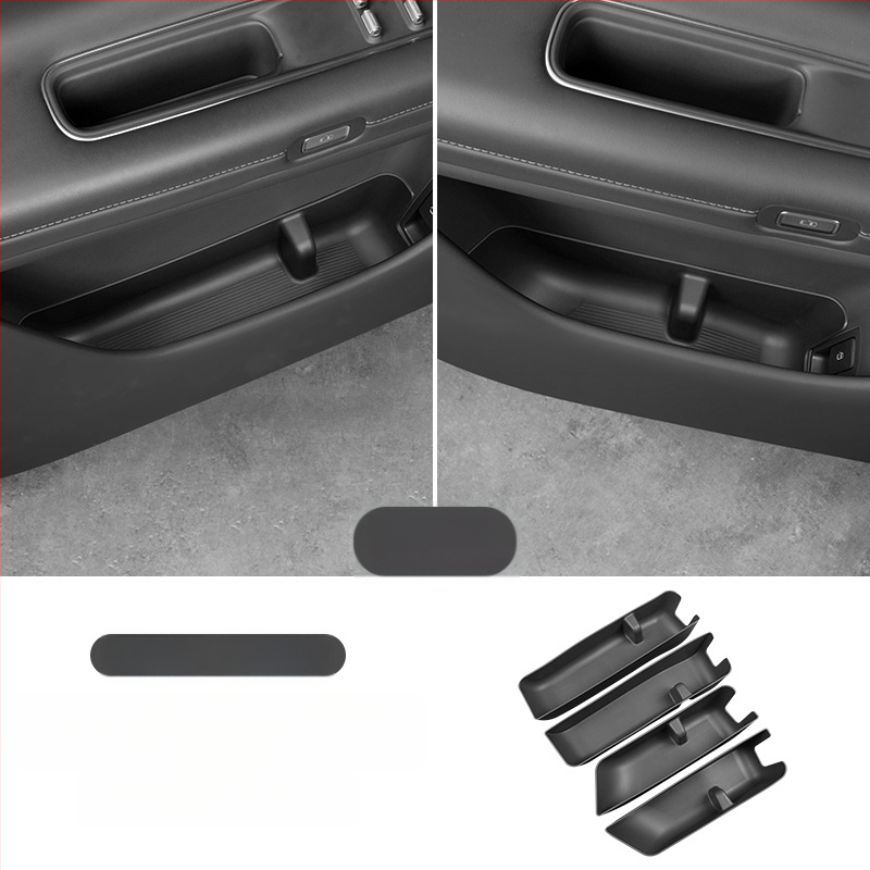 Box na skladovanie do dverí auta so silikónovou protišmykovou podložkou, kompatibilné s Wenjie M9; možnosti prispôsobenia k dispozícii.