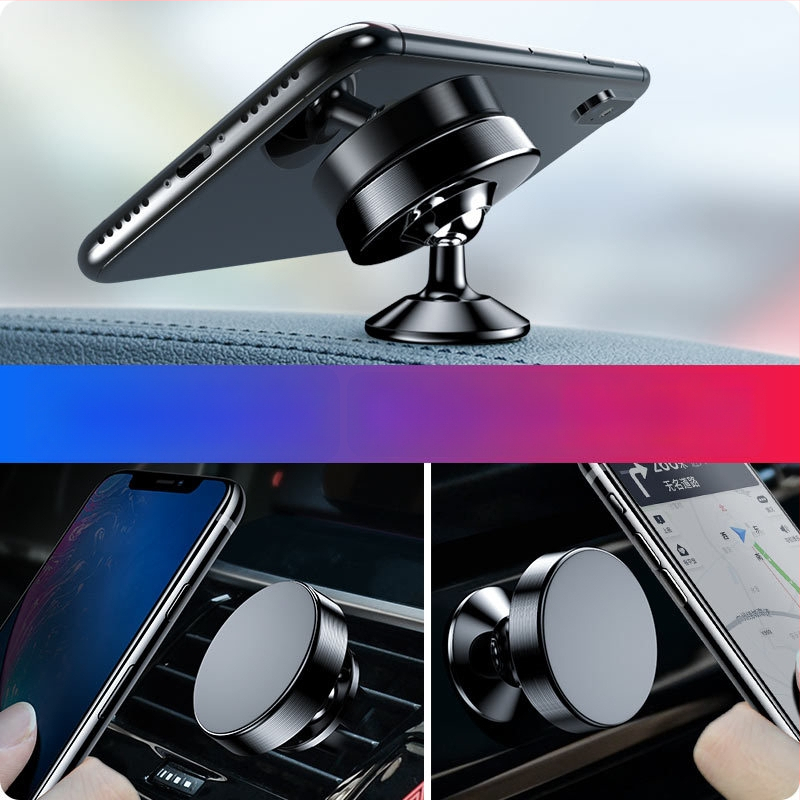 Držiak na telefón do ventilácie auta, ABS, viacfunkčný, tlač loga, súkromná značka