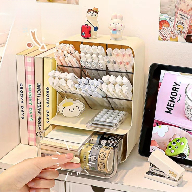 Kõverdatud laua pliiatsihoidik – metallist, kaasaegne minimalistlik stiil, maht 1 L, ühtlane muster