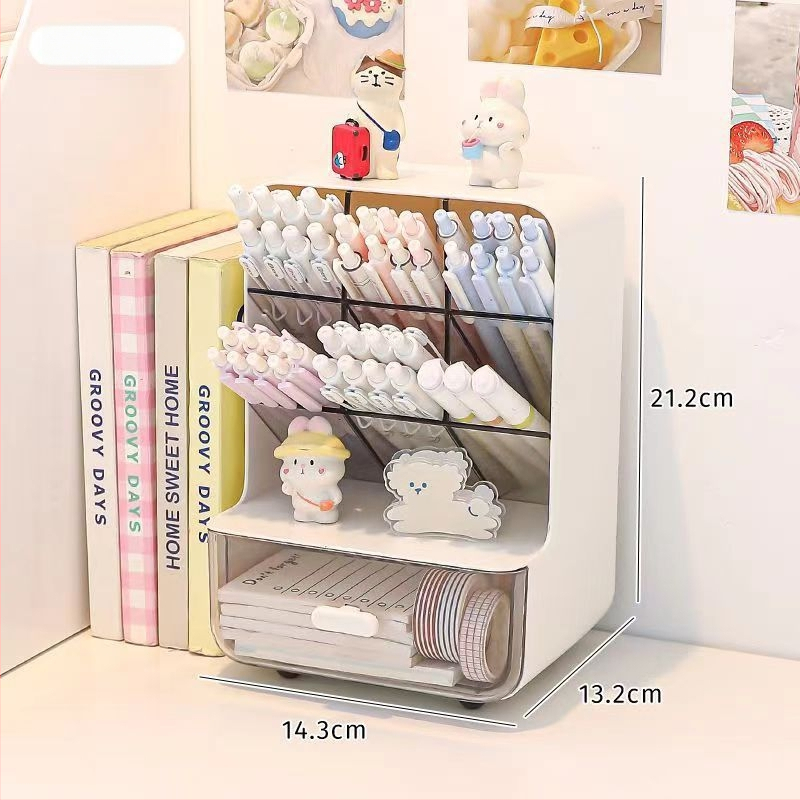 Kõverdatud laua pliiatsihoidik – metallist, kaasaegne minimalistlik stiil, maht 1 L, ühtlane muster