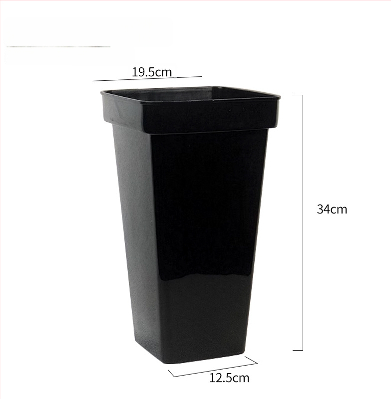 Plastový kvetináč s hrubšími stenami pre floristické aranžovanie, odolný voči korózii, vstrekované prevedenie, na stolné použitie