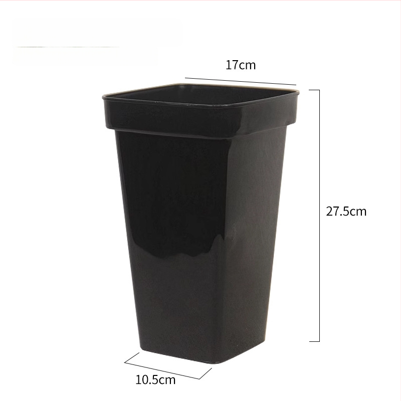 Plastový kvetináč s hrubšími stenami pre floristické aranžovanie, odolný voči korózii, vstrekované prevedenie, na stolné použitie