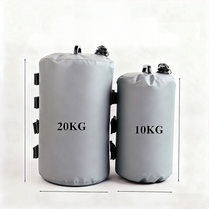 Vonkajšia vodná taška na kemping s vodotesnou látkou, PVC sieť, pruhovaný vzor, kapacita 10 kg/20 kg — Naturepeak