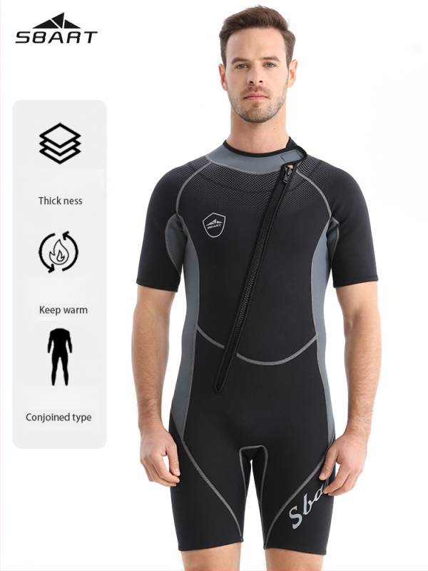 Sharkbat Meeste 1,5 mm neopreen sukeldumiskostüüm UV-kaitse, soojus ja kriimustuste vastupanu (Materjal: 90% neopreen, 10% nailon; Funktsioonid: UV kaitse, soojus, kriimustuste vastupanu; Seisukorrad: suvi, talv, kevad, sügis; Bränd: Sharkbat)