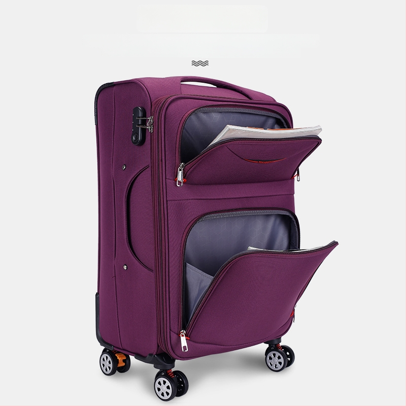 Oxford auduma ceļojumu koferis ar rāvējslēdzēja aizvērumu, universālie riteņi, zādzību aizsardzība, modelis 906#