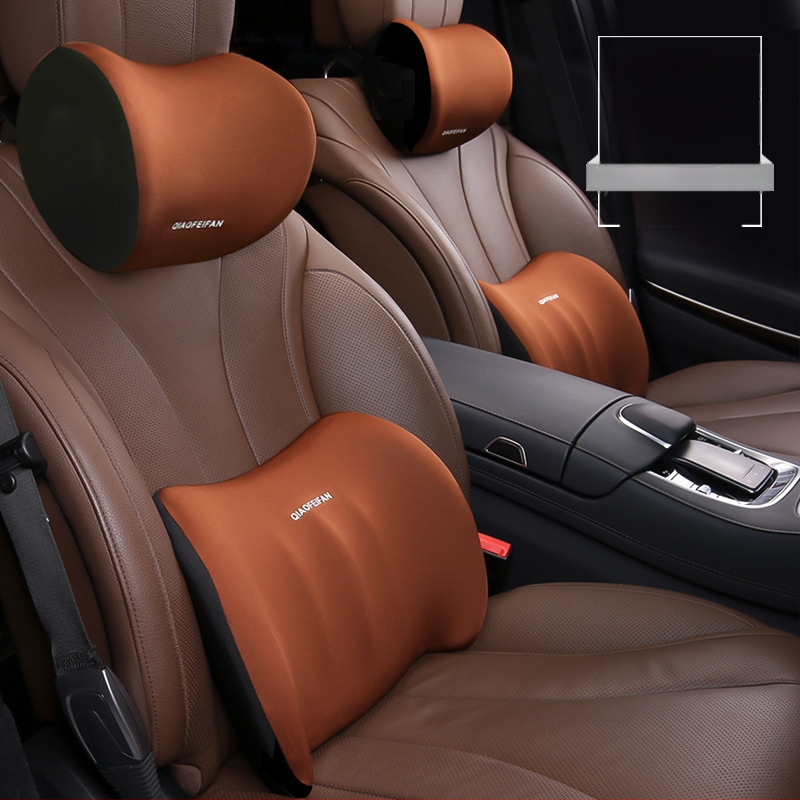 Automobiļa galvas balsta un jostas atbalsta komplekts ar atmiņas putām
