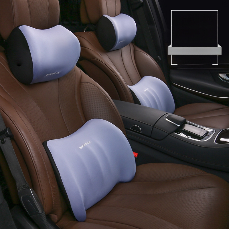 Automobiļa galvas balsta un jostas atbalsta komplekts ar atmiņas putām