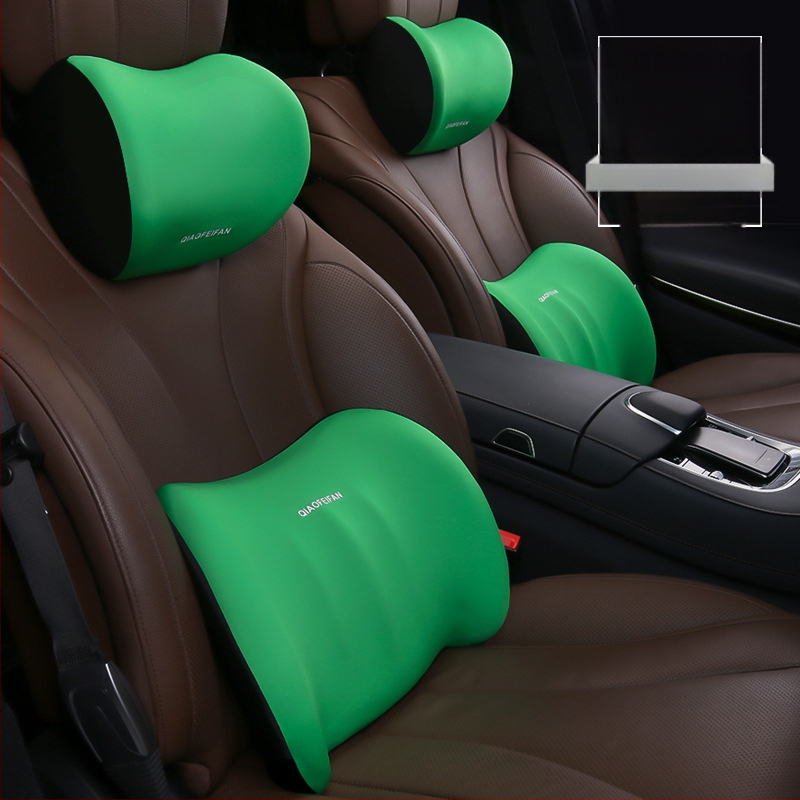 Automobiļa galvas balsta un jostas atbalsta komplekts ar atmiņas putām