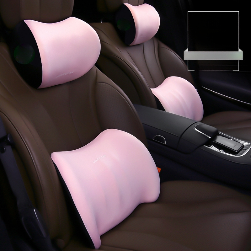 Automobiļa galvas balsta un jostas atbalsta komplekts ar atmiņas putām