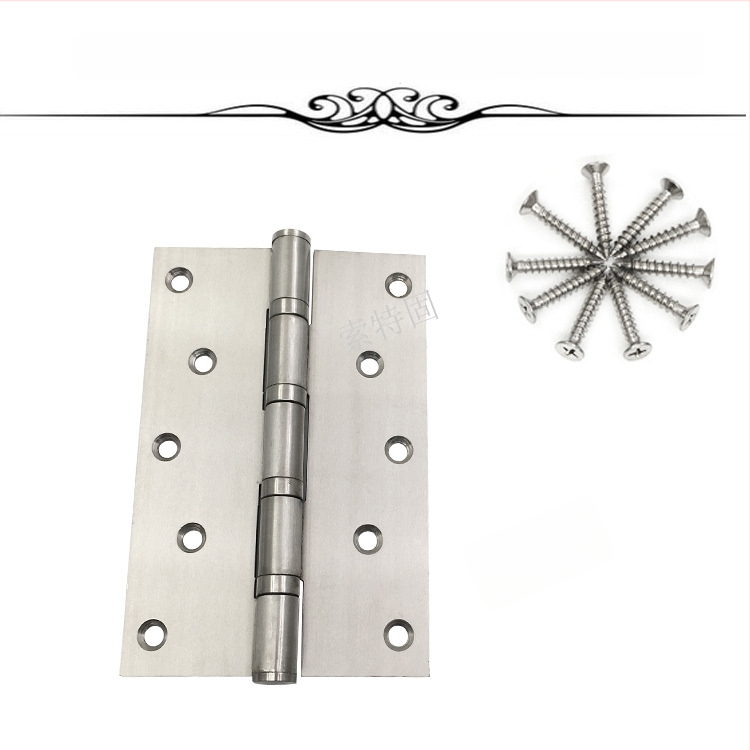 Ložiskový pánt pre masívne drevené dvere, nerezová oceľ, brúsený povrch, ťažká záťaž, model 633/843