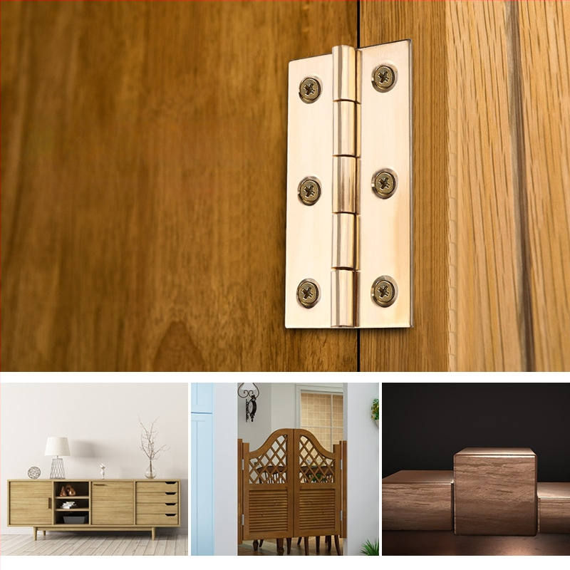 Meďový pánt pre skrinky (Značka: Tianlin; Štýl: Moderný minimalistický; Materiál: Meď; Vhodné pre dvere skriniek z masívneho dreva)