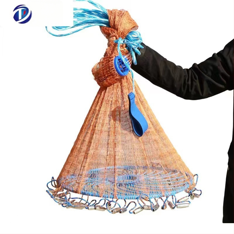 Diskisti stiilis heitvõrk – käsirelva heide, kergelt heitvad pöörlev võrk kalapüügiks – bränd Tado, päritolu Hiina, kalapüügi varustus, 2020 kevad