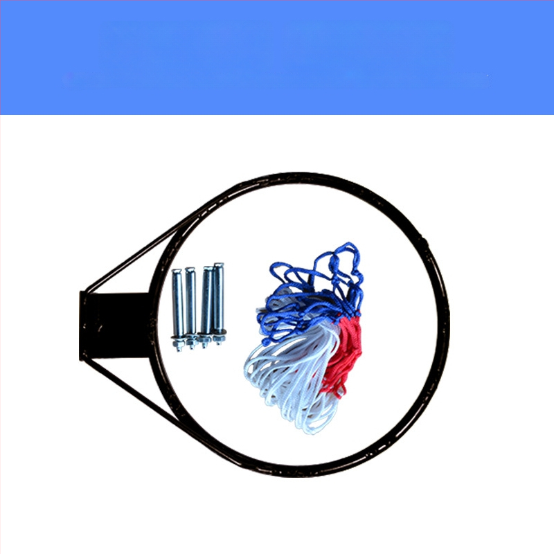 Pevný basketbalový obruč, konštrukcia z liatiny, priemer rúry 16 mm, hmotnosť 3,25 kg, SOBALL