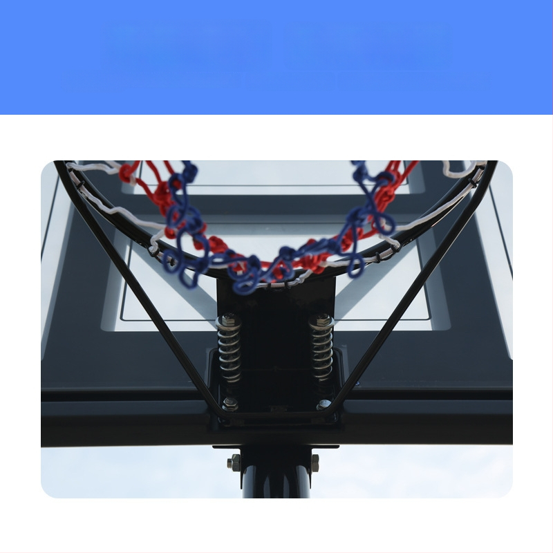 Pevný basketbalový obruč, konštrukcia z liatiny, priemer rúry 16 mm, hmotnosť 3,25 kg, SOBALL