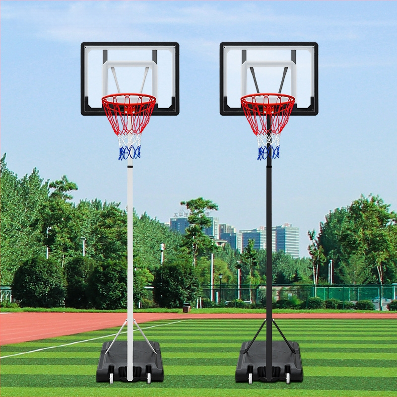 Prenosný vonkajší basketbalový kôš s nastaviteľnou výškou — oceľová konštrukcia, 17 kg, značka Witess/Eyemaker