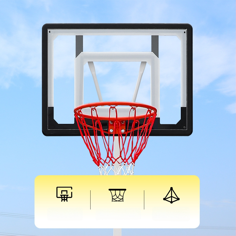 Prenosný vonkajší basketbalový kôš s nastaviteľnou výškou — oceľová konštrukcia, 17 kg, značka Witess/Eyemaker