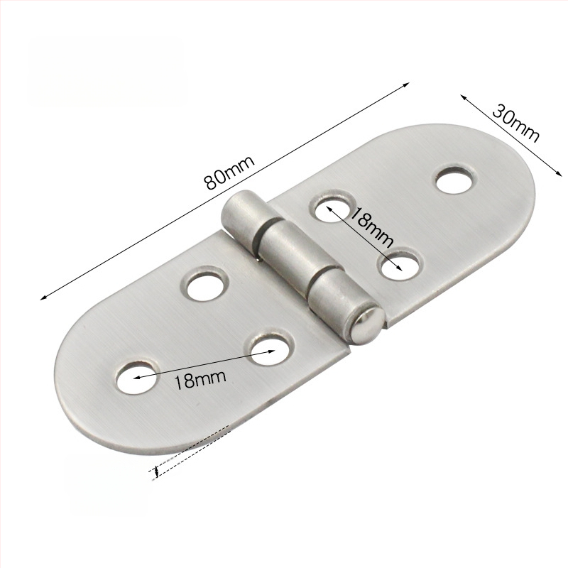 Tuhý okrúhly šarnír, skladací vrchný diel, model 3+6, materiál: zliatina zinku/nerezová oceľ, lesklý povrch, moderný minimalistický štýl
