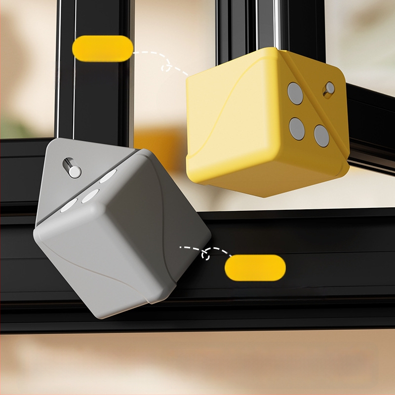 Hlinírový ochranný roh okna s plným krytím, proti kolízii, pre vnútorné otváranie okien, súprava ochrany dverí a okien, so dvomi magnetmi